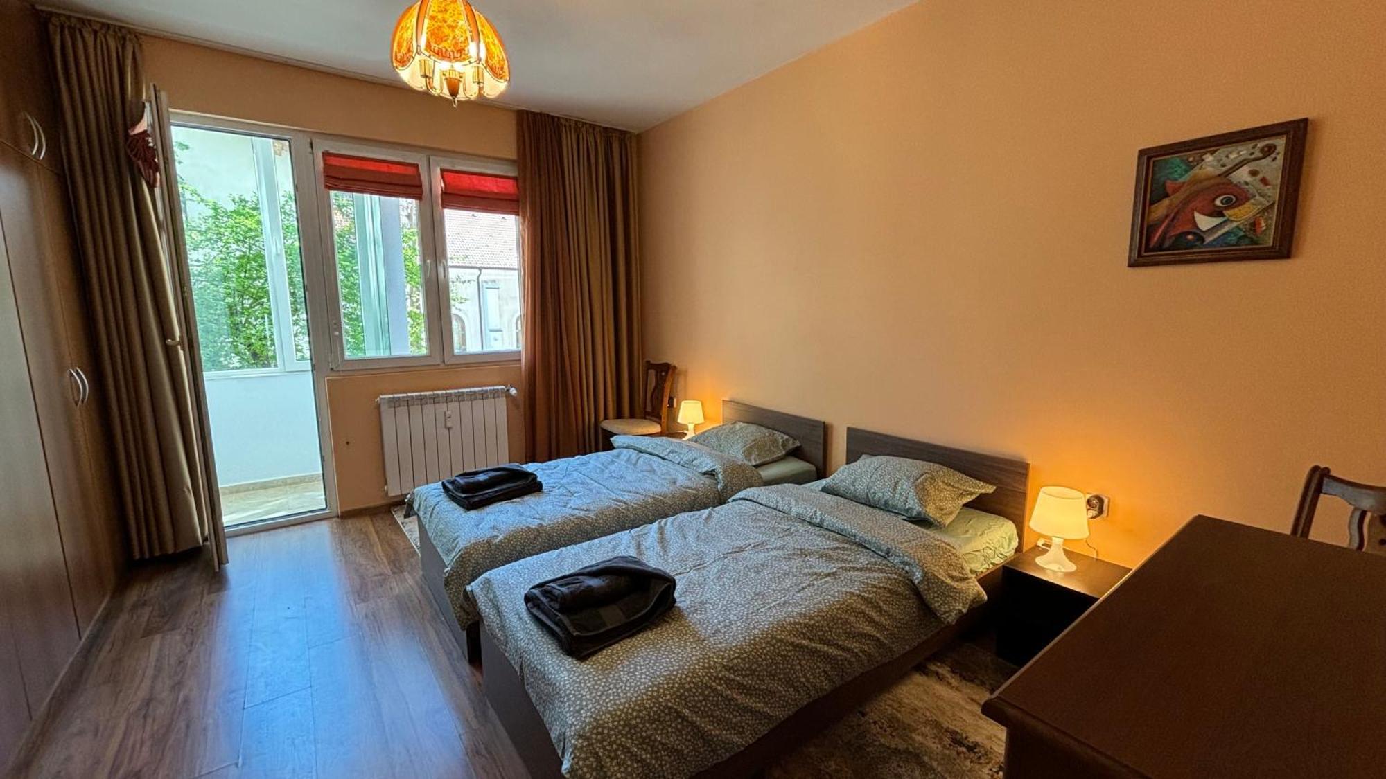 Quiet 2 Bedrooms Downtown Apart Sofia Eksteriør billede